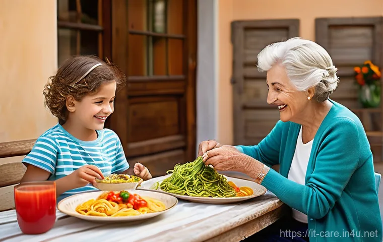 요양병원 퇴원 후 관리 프로그램 - **Prompt:** A modern yet cozy Italian living room where an elderly Italian woman, wearing comfortabl...