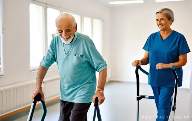 요양병원과 일반 병원 비교 - **Prompt:** A serene and impeccably clean hospital room in Italy. A compassionate female doctor, dre...