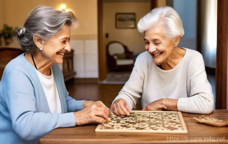 요양병원과 일반 병원 비교 - **Prompt:** A bright and spacious rehabilitation facility (lungodegenza) in Italy, bustling with qui...