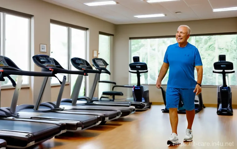 요양병원에서 치료 가능한 병 - **Prompt:** A heartwarming scene inside a bright, modern Italian assisted living facility (RSA). A g...