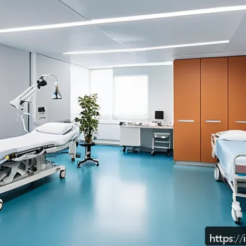 뇌졸중 재활 요양병원 - A modern neurological rehabilitation clinic interior in Italy, showcasing a multidisciplinary medica...